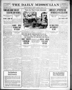 Missoula newspaper - The 1900 census placed Missoula’s population at 4,329. A newspaper writer of the day forecast that in 10 years or so, “it would be a city of between 15,000 and 20,000 inhabitants if conditions remain as …
